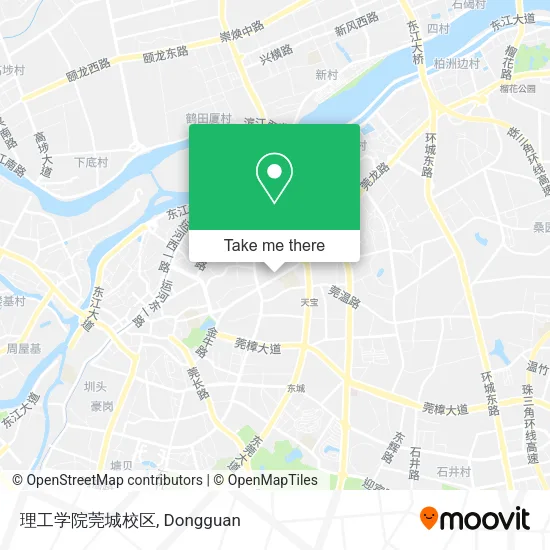 理工学院莞城校区 map