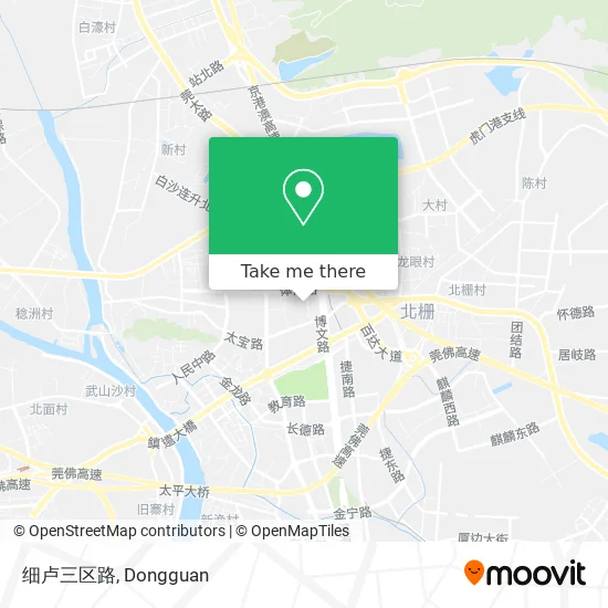 细卢三区路 map