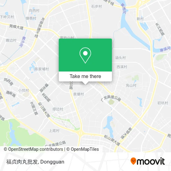 福贞肉丸批发 map