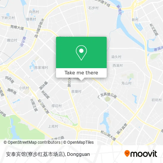安泰宾馆(寮步红荔市场店) map
