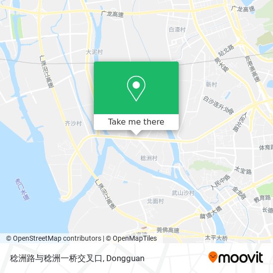 稔洲路与稔洲一桥交叉口 map