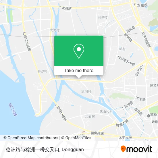 稔洲路与稔洲一桥交叉口 map