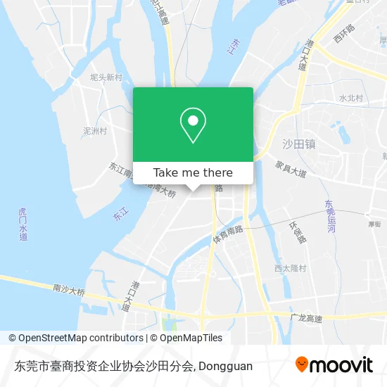 东莞市臺商投资企业协会沙田分会 map