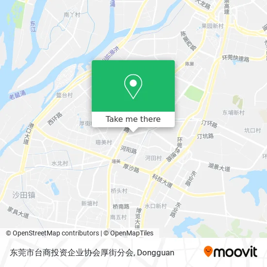 东莞市台商投资企业协会厚街分会 map