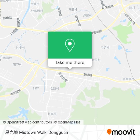 星光城 Midtown Walk map