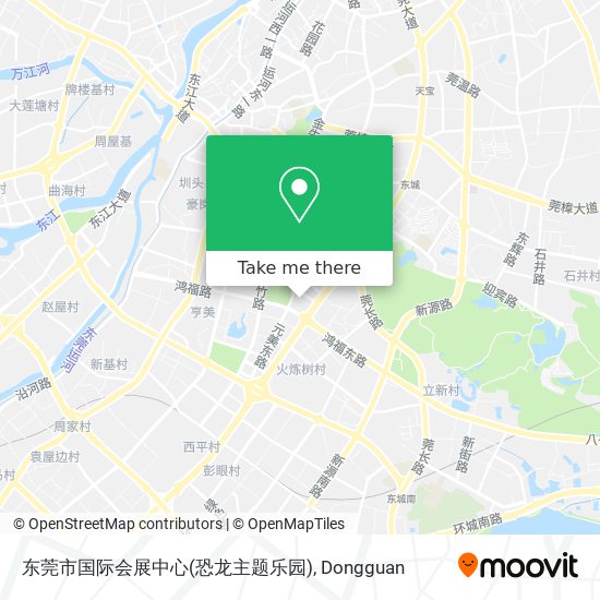 东莞市国际会展中心(恐龙主题乐园) map