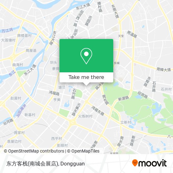 东方客栈(南城会展店) map