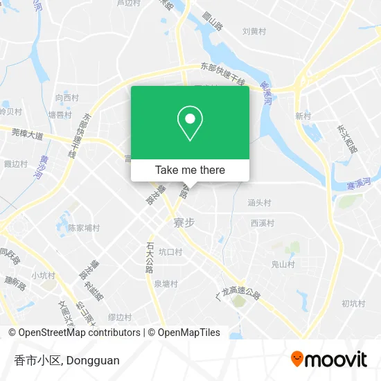 香市小区 map