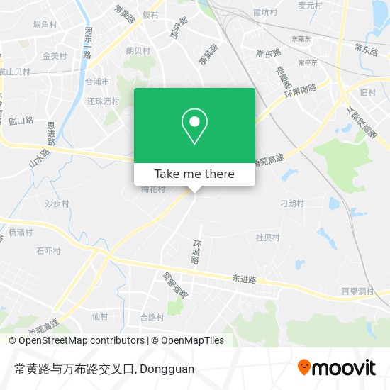 常黄路与万布路交叉口 map