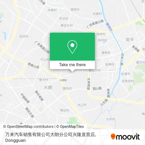 万来汽车销售有限公司大朗分公司兴隆直营店 map