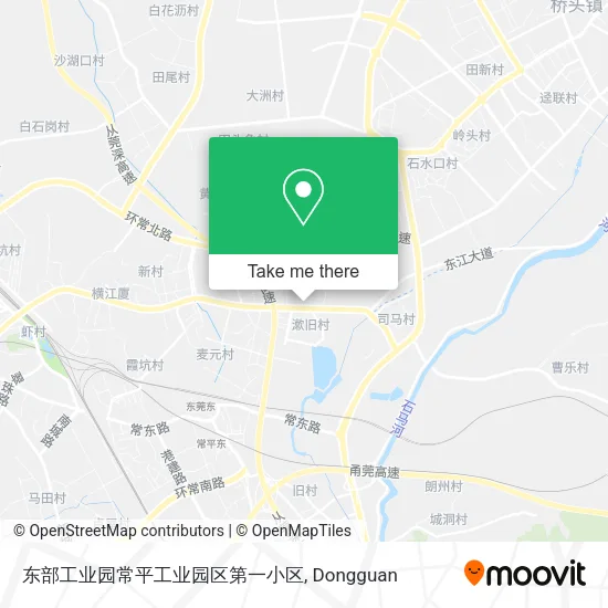 东部工业园常平工业园区第一小区 map