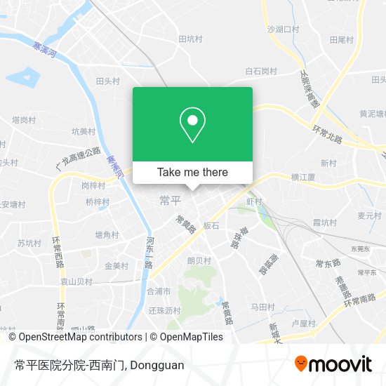 常平医院分院-西南门 map