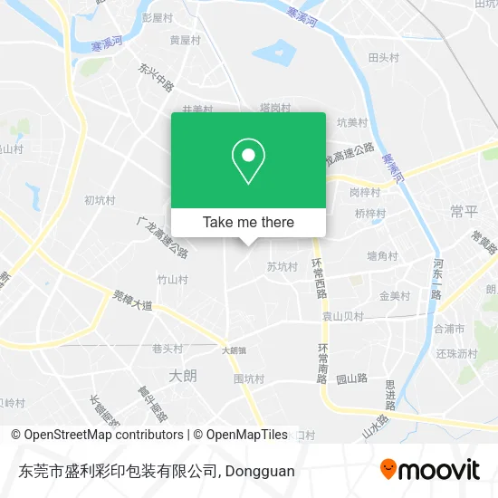 东莞市盛利彩印包装有限公司 map