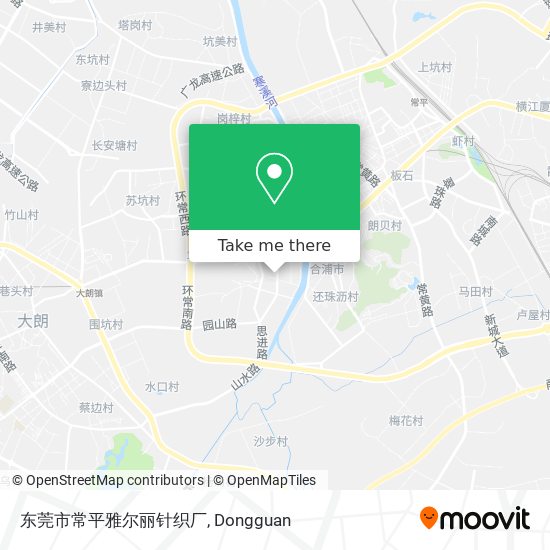 东莞市常平雅尔丽针织厂 map