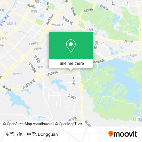 东莞市第一中学 map