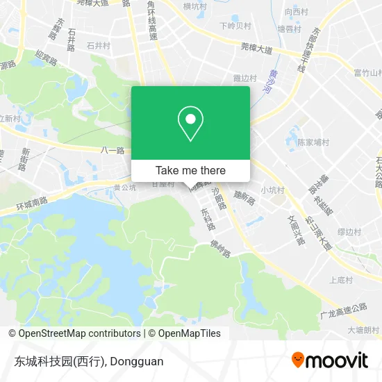 东城科技园(西行) map