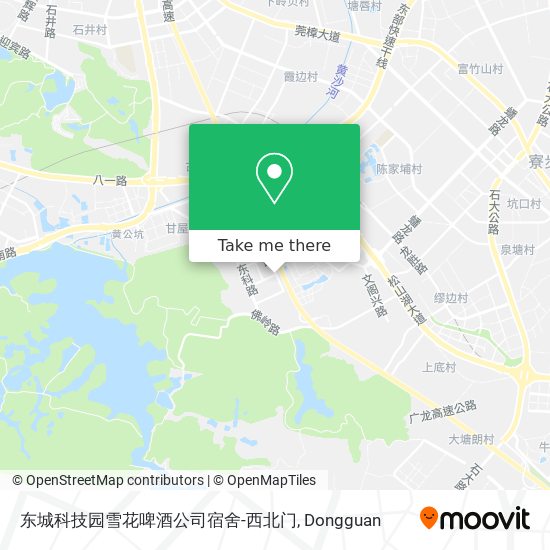 东城科技园雪花啤酒公司宿舍-西北门 map