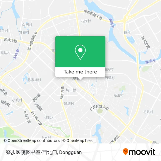 寮步医院图书室-西北门 map