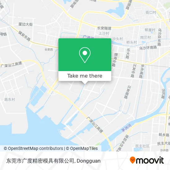 东莞市广度精密模具有限公司 map