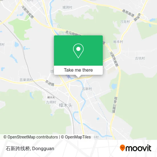 石新跨线桥 map