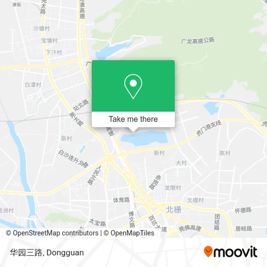 华园三路 map