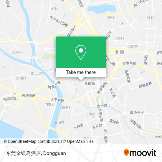 东莞金银岛酒店 map