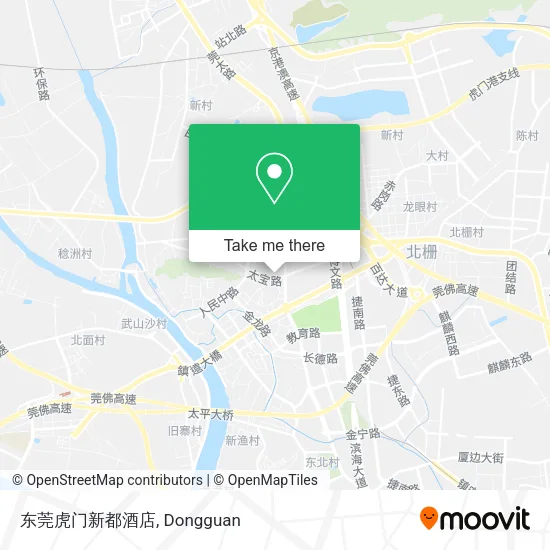 东莞虎门新都酒店 map