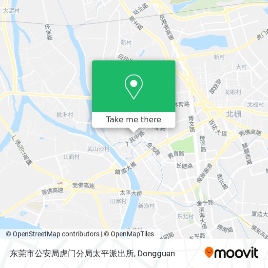 东莞市公安局虎门分局太平派出所 map