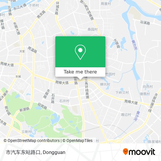 市汽车东站路口 map