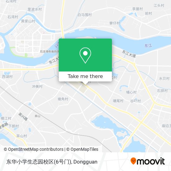 东华小学生态园校区(6号门) map