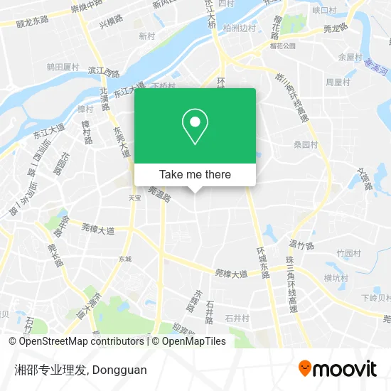 湘邵专业理发 map