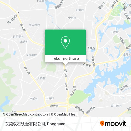 东莞双石钛金有限公司 map