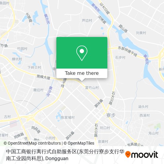 中国工商银行离行式自助服务区(东莞分行寮步支行华南工业园尚科思) map