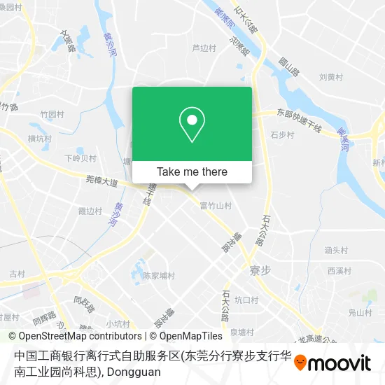 中国工商银行离行式自助服务区(东莞分行寮步支行华南工业园尚科思) map