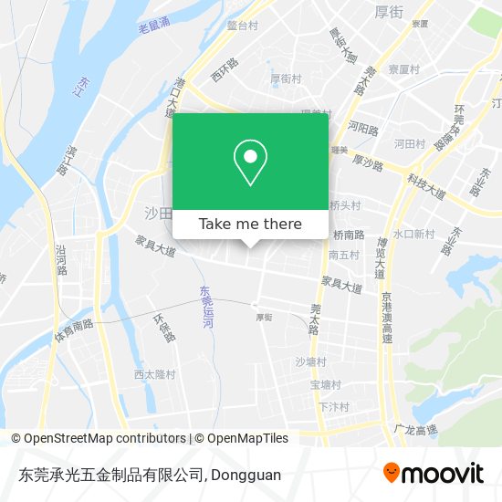 东莞承光五金制品有限公司 map