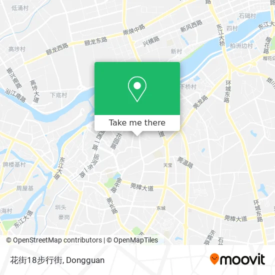 花街18步行街 map