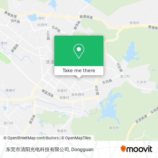 东莞市清阳光电科技有限公司 map