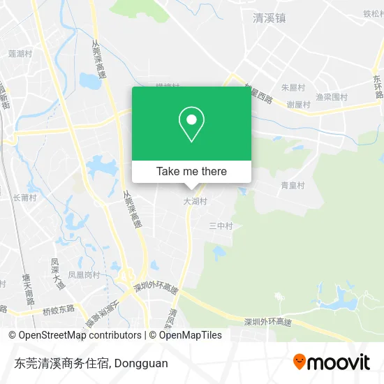 东莞清溪商务住宿 map