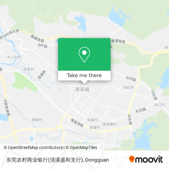 东莞农村商业银行(清溪盛和支行) map
