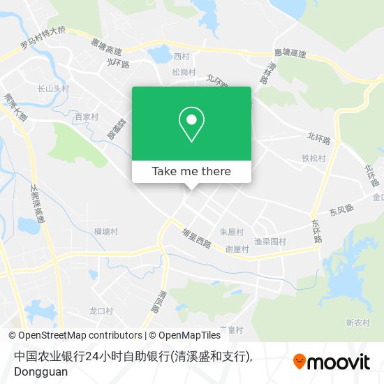 中国农业银行24小时自助银行(清溪盛和支行) map
