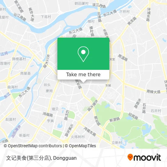 文记美食(第三分店) map