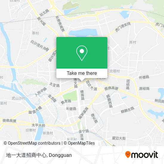 地一大道招商中心 map