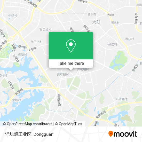 洋坑塘工业区 map