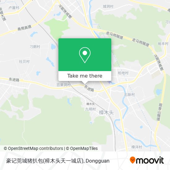 豪记莞城猪扒包(樟木头天一城店) map