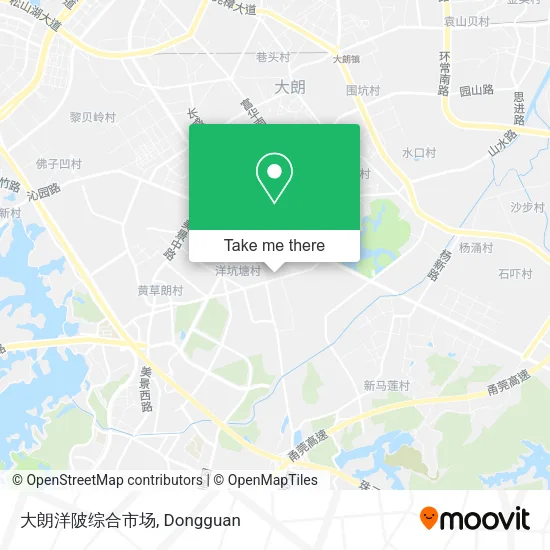 大朗洋陂综合市场 map