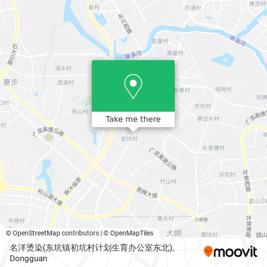 名洋烫染(东坑镇初坑村计划生育办公室东北) map