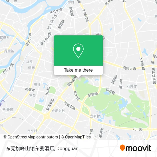 东莞旗峰山铂尔曼酒店 map