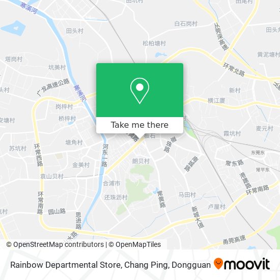 Rainbow Departmental Store, Chang Ping map