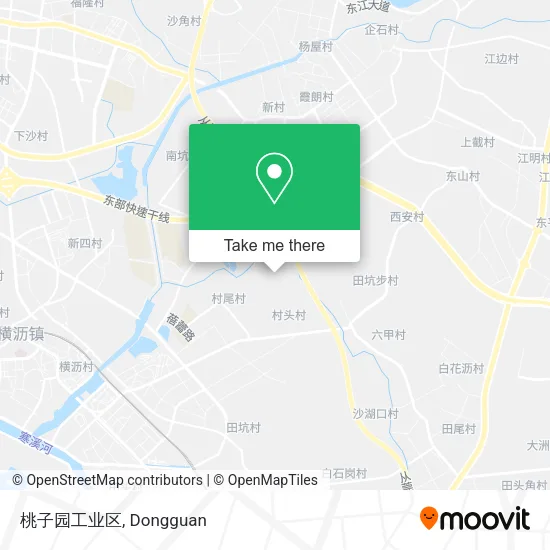 桃子园工业区 map