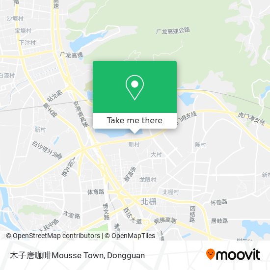 木子唐咖啡Mousse Town map